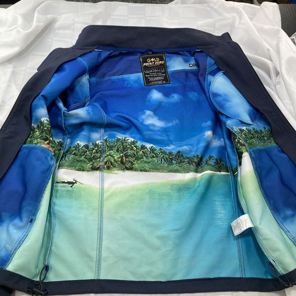 POINT ZERO Limited Collection Gold Edition MENS medium Jacket Coat  DNM PZDNM - Picture 8 of 16